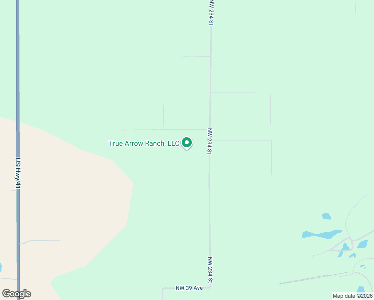 map of restaurants, bars, coffee shops, grocery stores, and more near 4912 Northwest 234 Street in Newberry