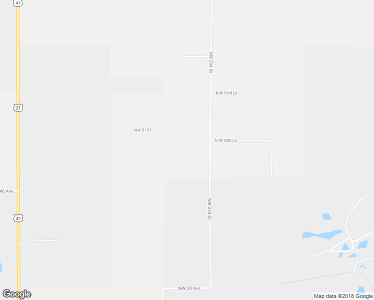 map of restaurants, bars, coffee shops, grocery stores, and more near 4912 Northwest 234 Street in Newberry