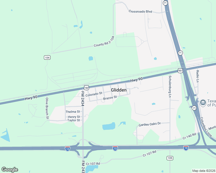 map of restaurants, bars, coffee shops, grocery stores, and more near 708 Front St in Glidden