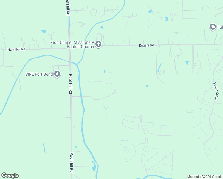 map of restaurants, bars, coffee shops, grocery stores, and more near 7042 Love Road in Fulshear