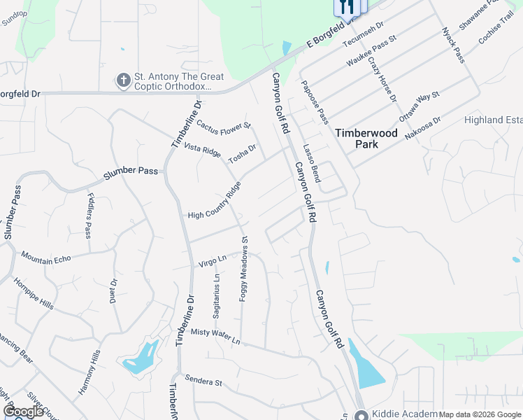 map of restaurants, bars, coffee shops, grocery stores, and more near 603 Trinity Meadow in San Antonio