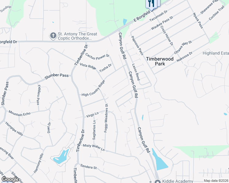 map of restaurants, bars, coffee shops, grocery stores, and more near 723 Silverado Way in San Antonio