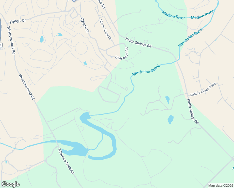 map of restaurants, bars, coffee shops, grocery stores, and more near 244 Quail Valley Drive in Bandera