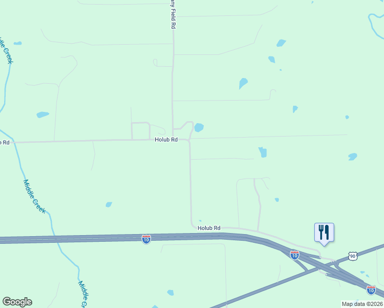 map of restaurants, bars, coffee shops, grocery stores, and more near 2745 Holub Road in Schulenburg