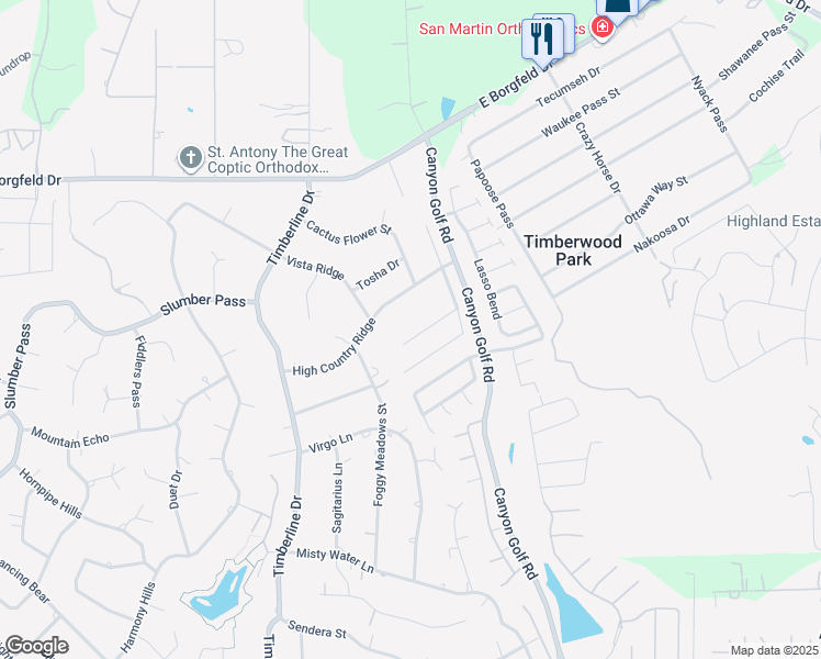 map of restaurants, bars, coffee shops, grocery stores, and more near 726 Trinity Star in San Antonio