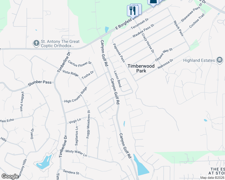 map of restaurants, bars, coffee shops, grocery stores, and more near in San Antonio