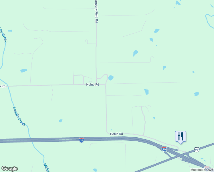 map of restaurants, bars, coffee shops, grocery stores, and more near 2745 Holub Road in Schulenburg