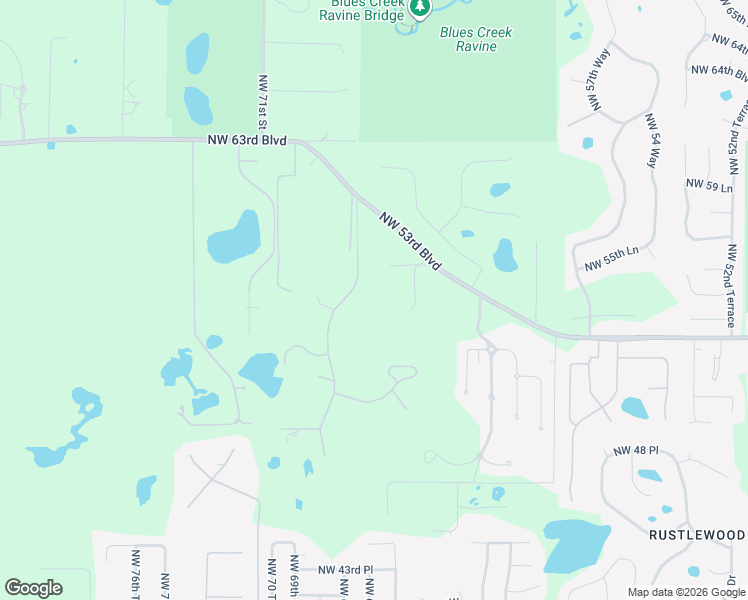 map of restaurants, bars, coffee shops, grocery stores, and more near 6505 Millhopper Road in Gainesville