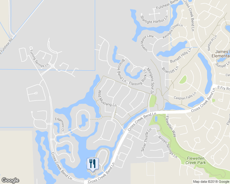 map of restaurants, bars, coffee shops, grocery stores, and more near 5802 Evening Oaks Lane in Fulshear