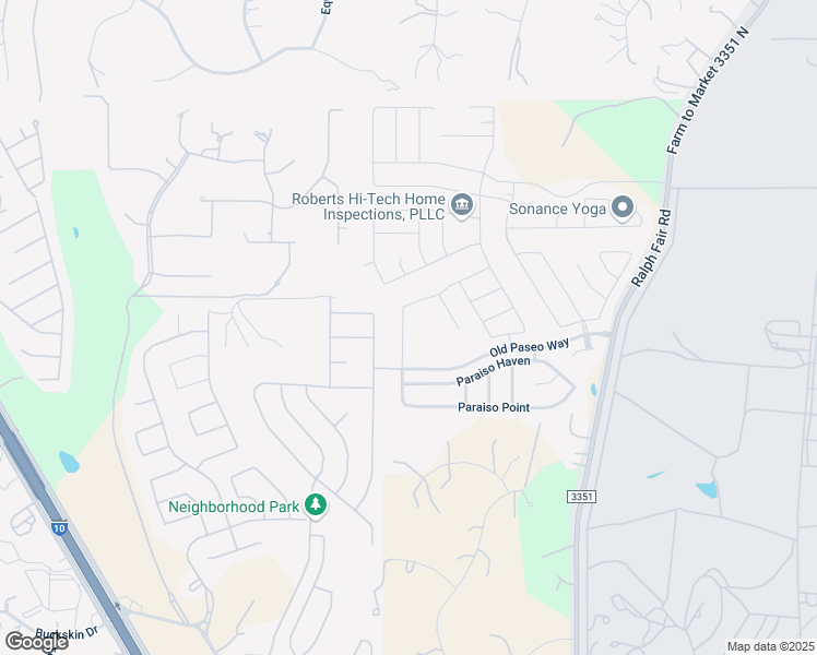 map of restaurants, bars, coffee shops, grocery stores, and more near 27344 Paraiso Manor in Boerne