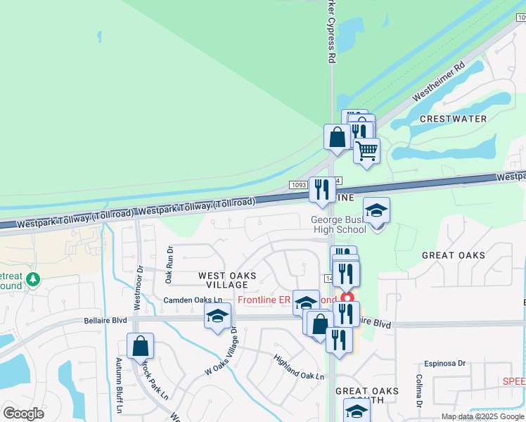 map of restaurants, bars, coffee shops, grocery stores, and more near 6602 Mariner Square Court in Richmond
