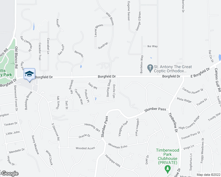 map of restaurants, bars, coffee shops, grocery stores, and more near 27328 Sterling Silver in San Antonio