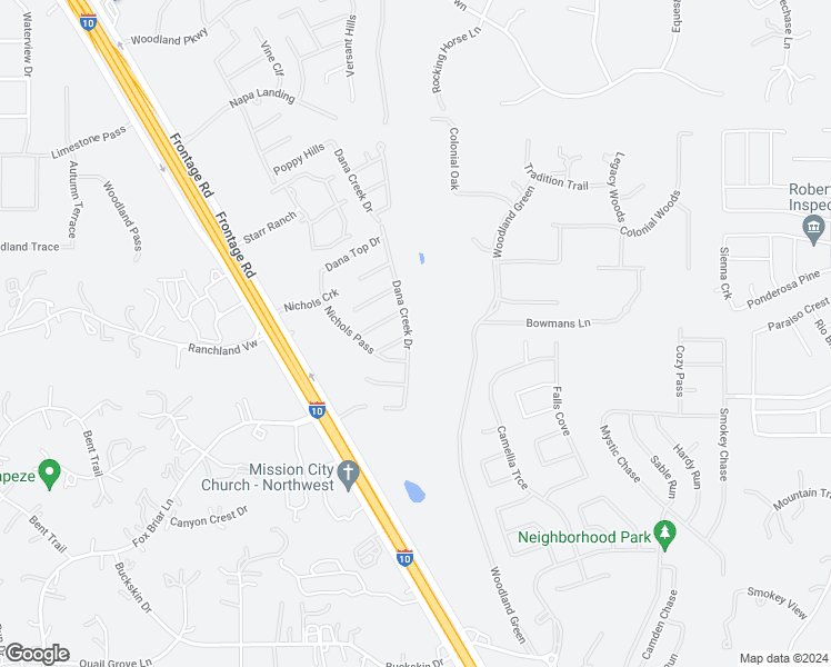 map of restaurants, bars, coffee shops, grocery stores, and more near 27306 Dana Creek Drive in Boerne