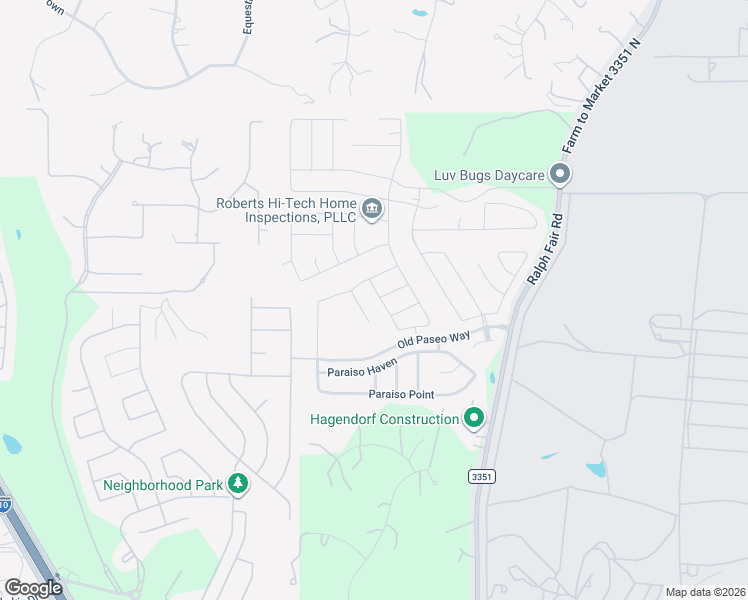 map of restaurants, bars, coffee shops, grocery stores, and more near 7723 Valle Local in Boerne