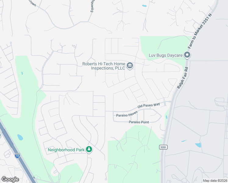 map of restaurants, bars, coffee shops, grocery stores, and more near 7827 Paraiso Crest in Boerne