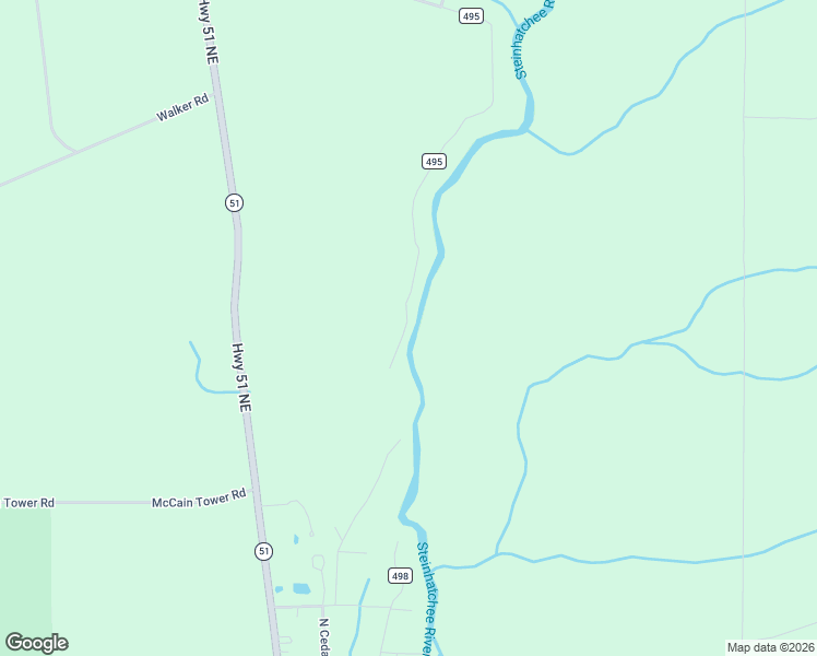 map of restaurants, bars, coffee shops, grocery stores, and more near 1722 River Road in Steinhatchee