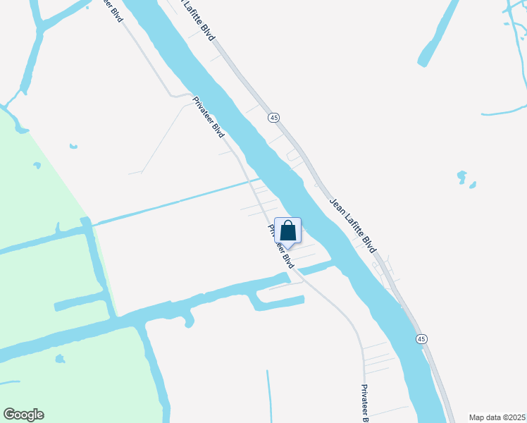 map of restaurants, bars, coffee shops, grocery stores, and more near Victoria Street in Barataria