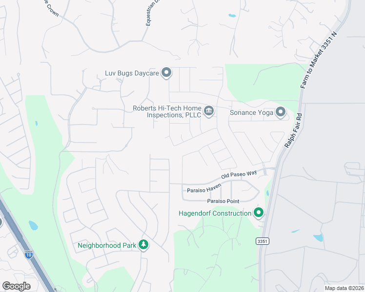 map of restaurants, bars, coffee shops, grocery stores, and more near 7827 Paraiso Crest in Boerne