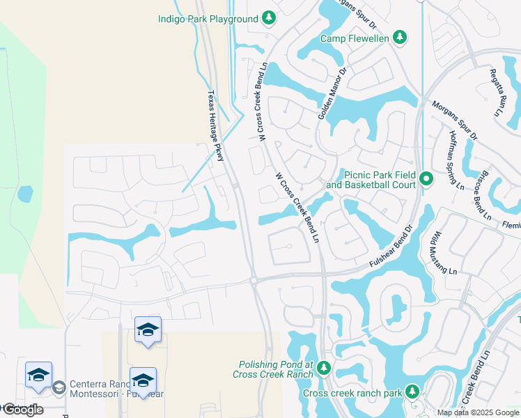 map of restaurants, bars, coffee shops, grocery stores, and more near 5630 Verona Ridge Dr in Fulshear