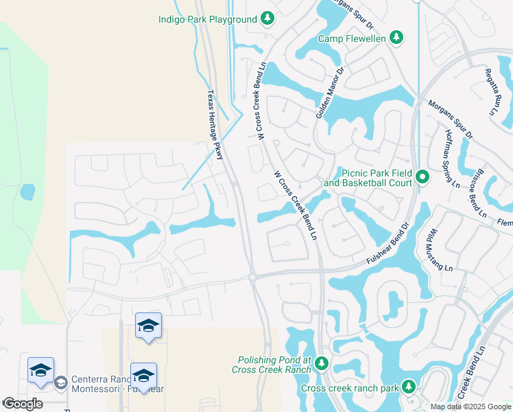 map of restaurants, bars, coffee shops, grocery stores, and more near 5630 Verona Ridge Dr in Fulshear