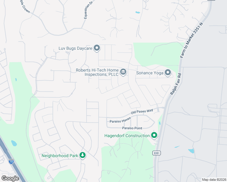 map of restaurants, bars, coffee shops, grocery stores, and more near 7727 Paraiso Crest in Boerne