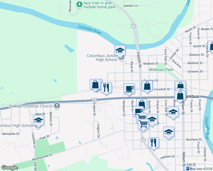 map of restaurants, bars, coffee shops, grocery stores, and more near 918 Chapman Street in Columbus