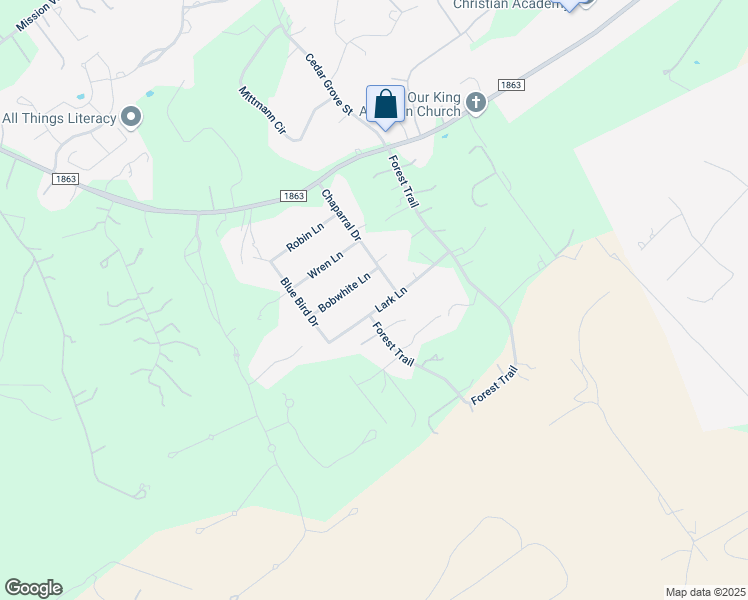 map of restaurants, bars, coffee shops, grocery stores, and more near 359 Lark Lane in New Braunfels