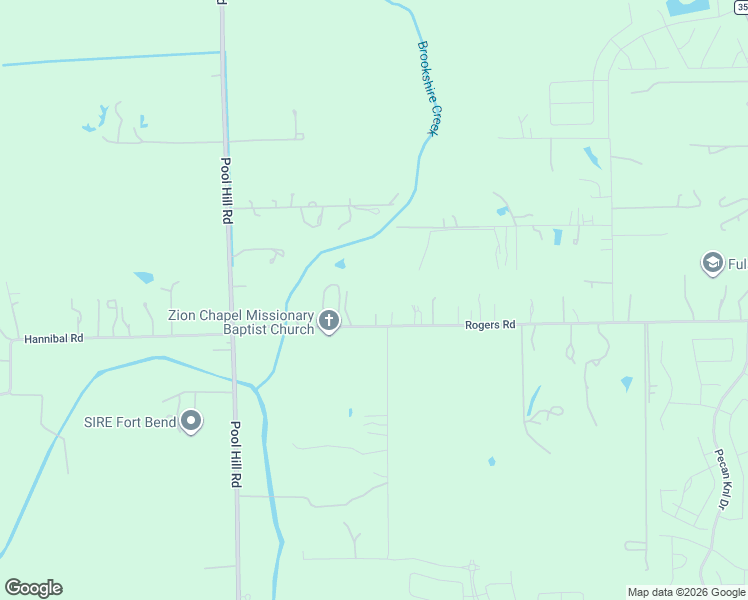 map of restaurants, bars, coffee shops, grocery stores, and more near 32830 Rogers Rd in Fulshear