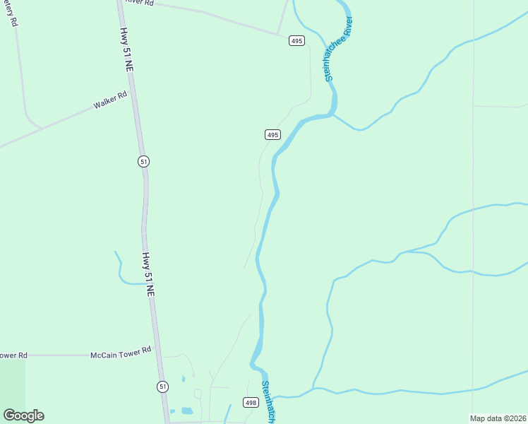 map of restaurants, bars, coffee shops, grocery stores, and more near 1806 River Road in Steinhatchee