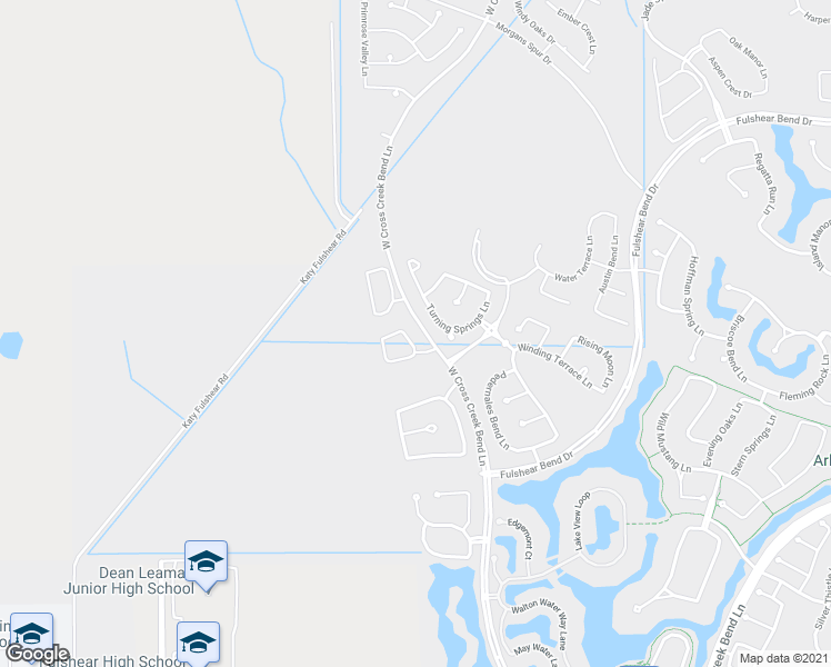 map of restaurants, bars, coffee shops, grocery stores, and more near 5611 Alexan Crest Drive in Fulshear
