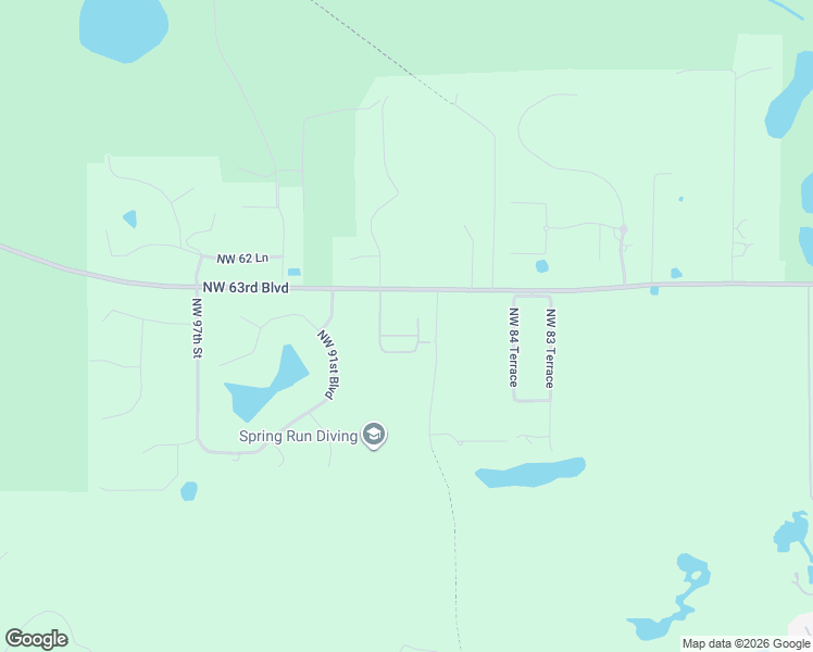 map of restaurants, bars, coffee shops, grocery stores, and more near 5946 Northwest 88th Street in Gainesville