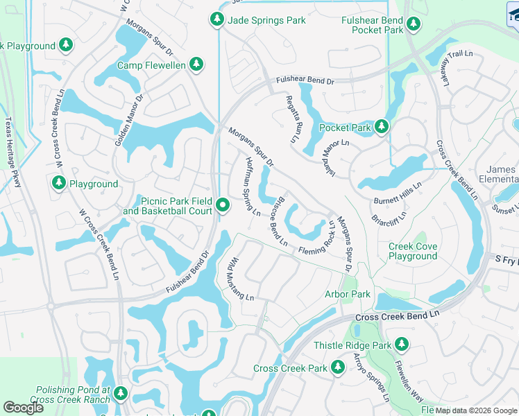map of restaurants, bars, coffee shops, grocery stores, and more near 28402 Hoffman Spring Lane in Fulshear
