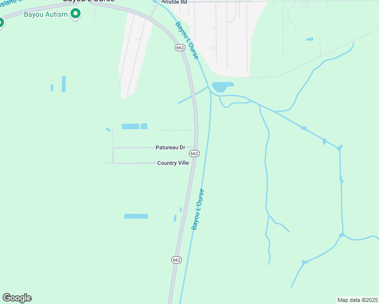 map of restaurants, bars, coffee shops, grocery stores, and more near 121 Patureau Drive in Morgan City