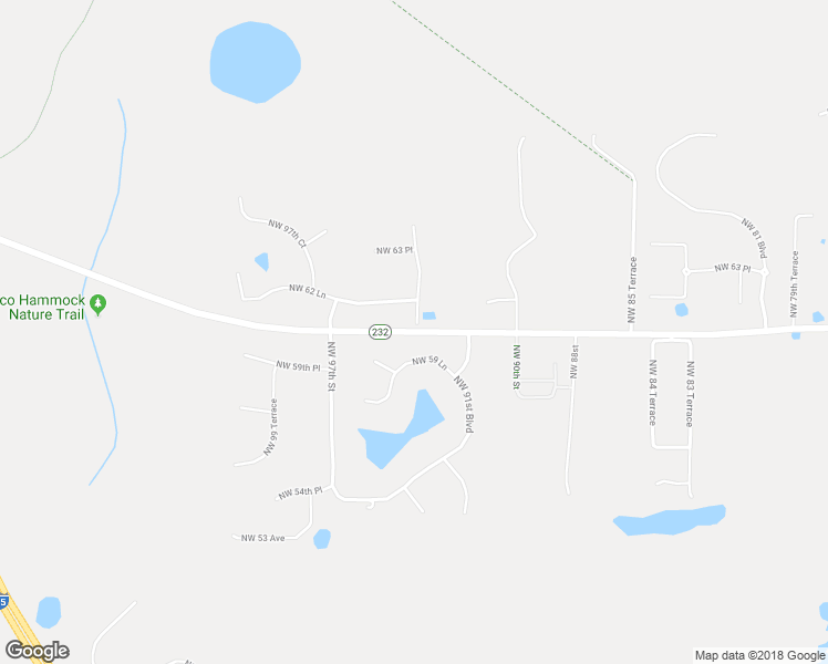 map of restaurants, bars, coffee shops, grocery stores, and more near 9101 Northwest 63rd Boulevard in Gainesville