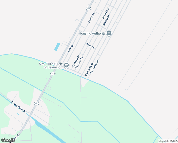 map of restaurants, bars, coffee shops, grocery stores, and more near 701-1799 St Patrick St in Raceland