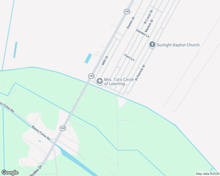 map of restaurants, bars, coffee shops, grocery stores, and more near 901 Saint Louis Street in Raceland