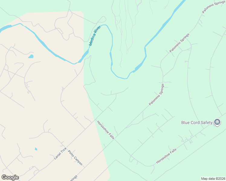 map of restaurants, bars, coffee shops, grocery stores, and more near 210 Bridle Ridge in Bandera