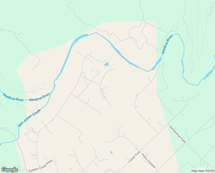 map of restaurants, bars, coffee shops, grocery stores, and more near 228 Lacey Drive in Bandera