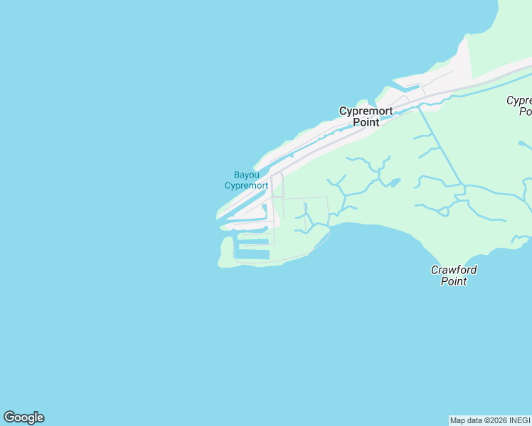 map of restaurants, bars, coffee shops, grocery stores, and more near 111 Minnow Lane in Cypremort Point