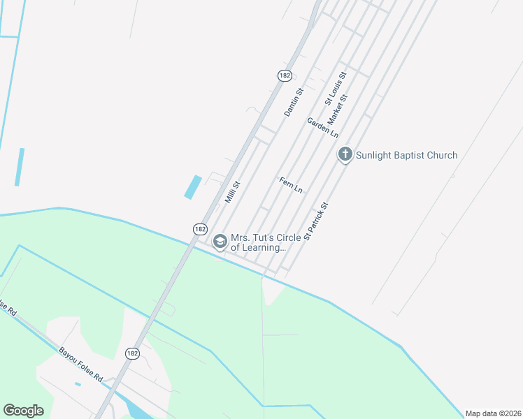 map of restaurants, bars, coffee shops, grocery stores, and more near 901-933 Saint Louis Street in Raceland