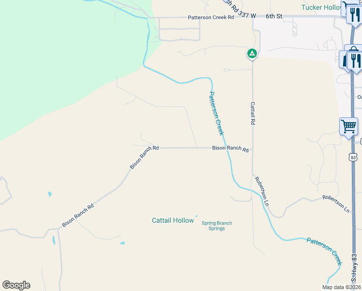 map of restaurants, bars, coffee shops, grocery stores, and more near in Leakey