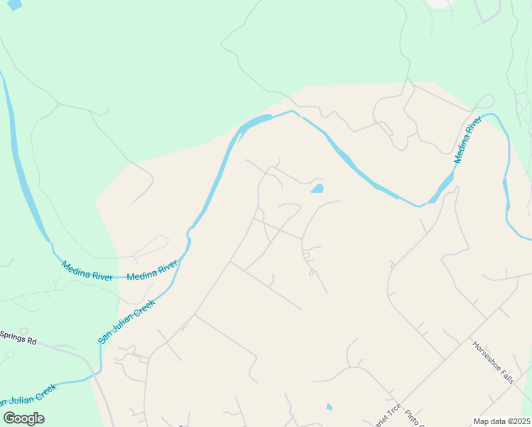 map of restaurants, bars, coffee shops, grocery stores, and more near 1092 Martingale Trail in Bandera
