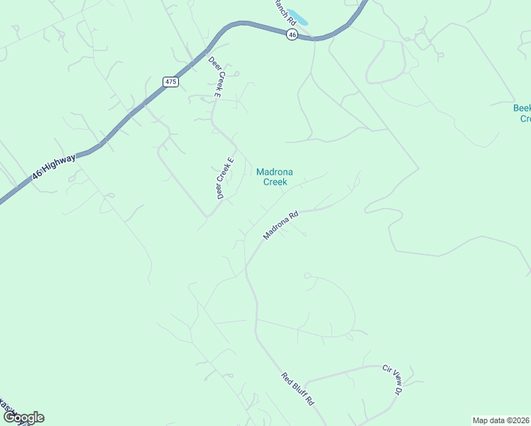 map of restaurants, bars, coffee shops, grocery stores, and more near 1408 Red Bluff Road in Pipe Creek