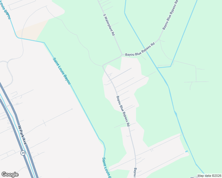 map of restaurants, bars, coffee shops, grocery stores, and more near 329 Bayou Blue Bypass Road in Gray