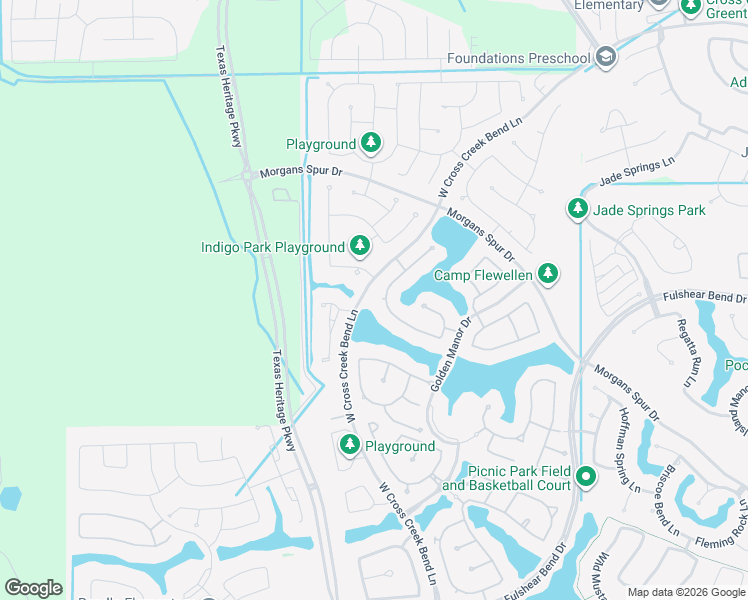 map of restaurants, bars, coffee shops, grocery stores, and more near 29107 Sage Meadow Trail in Fulshear