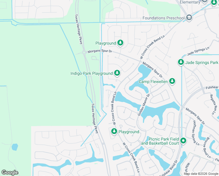 map of restaurants, bars, coffee shops, grocery stores, and more near 5027 Prairie Terrace Lane in Fulshear