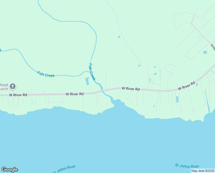 map of restaurants, bars, coffee shops, grocery stores, and more near 435 West River Road in Palatka