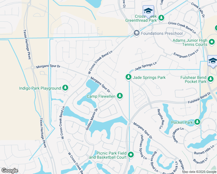 map of restaurants, bars, coffee shops, grocery stores, and more near 4514 Windy Oaks Drive in Fulshear