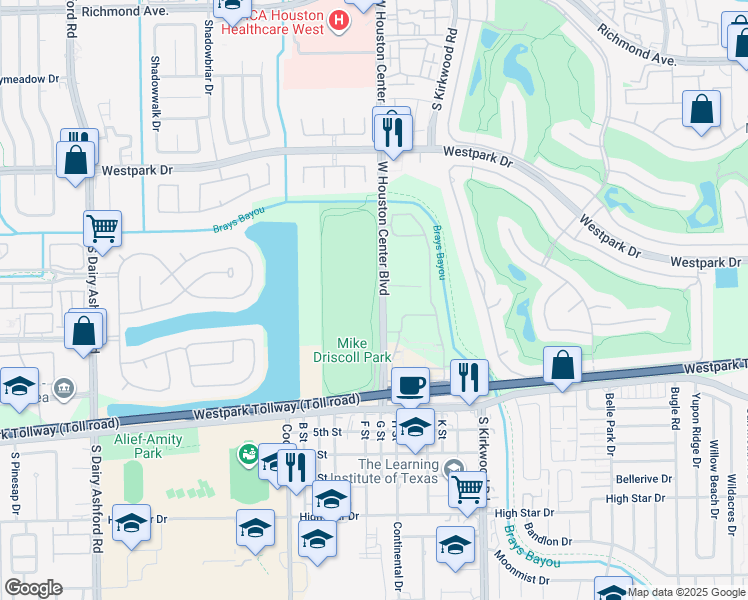 Mike Driscoll Park Trail, Houston TX Walk Score