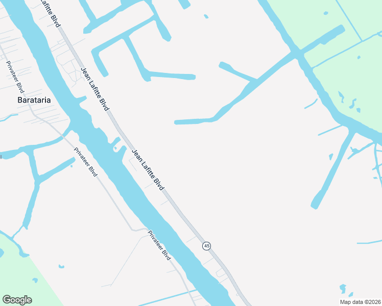 map of restaurants, bars, coffee shops, grocery stores, and more near 3385 Louisiana 45 in Lafitte